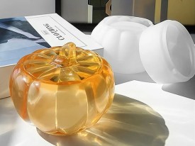 Molde silicona alhajero calabaza